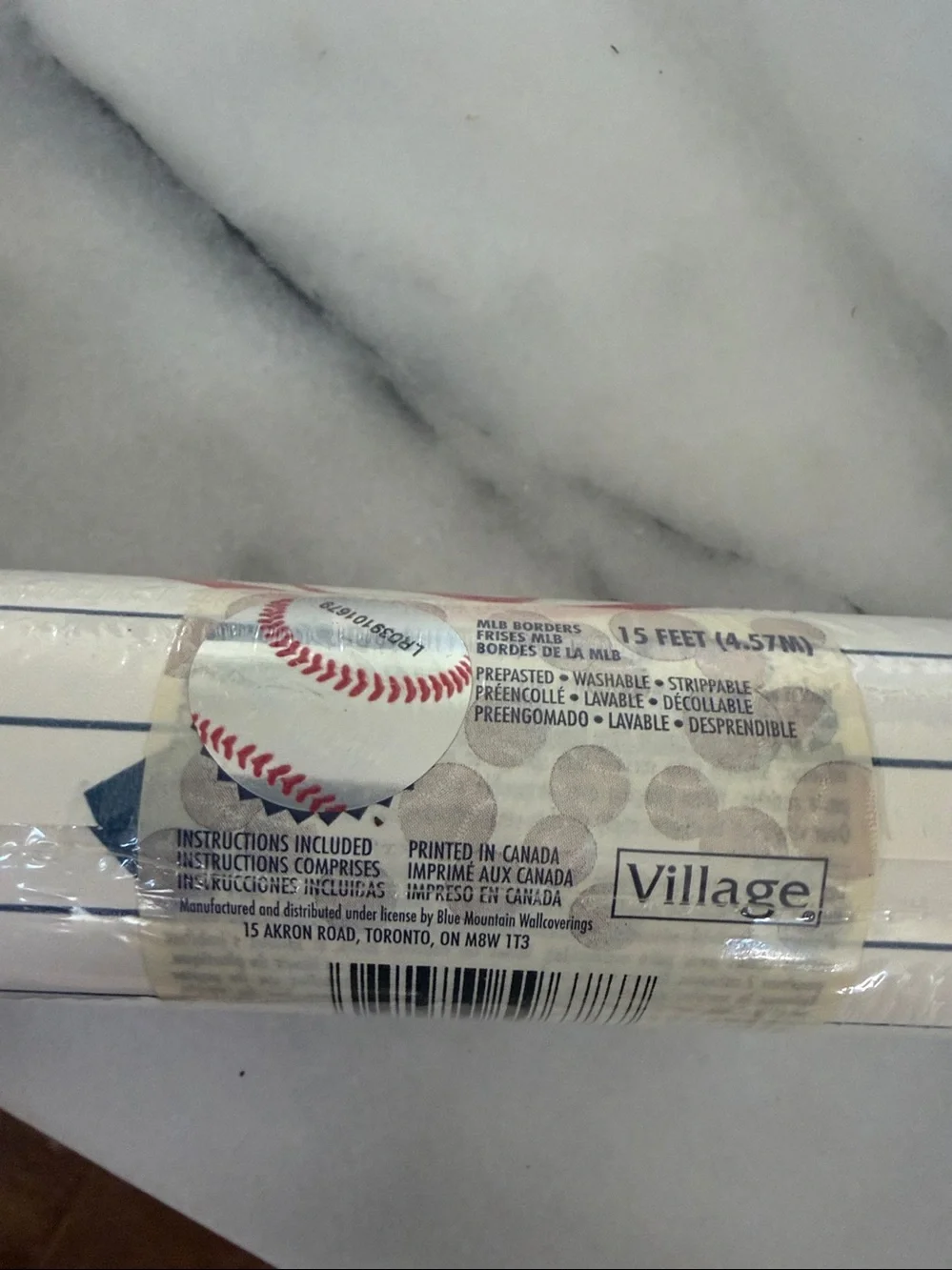 New York Yankees Themed Wall Paper Border 15 Feet
